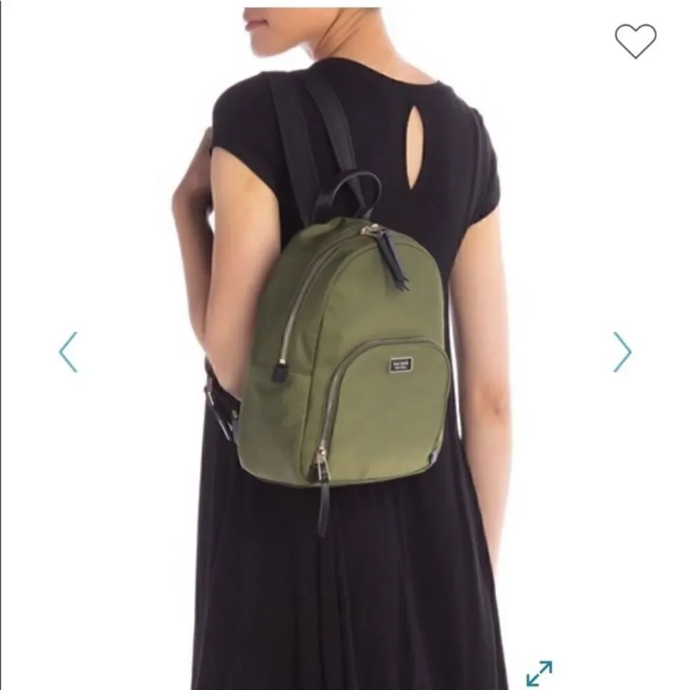 Kate Spade‎ New York Dawn sapling green nylon medium size backpack